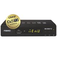 MAXXO Set Top Box DVB-T2 FullHD/ H.265 CRA ověřeno/ HDMI/ SCART/ USB + Senior ovladač