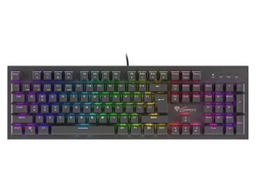 Mechanická klávesnice Genesis Thor 300 RGB, US layout, RGB podsvícení, software, Outemu Red