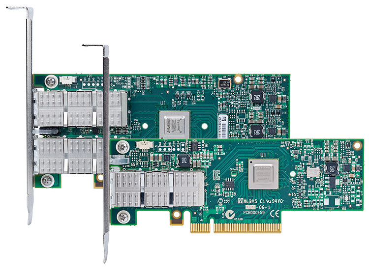 Mellanox ConnectX®-3 EN dual port QSFP, 40Gb/s,PCI-E x8