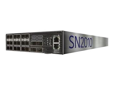 Mellanox Spectrum™ SN2010 - 25/100GbE switch MLNX-OS, 18×SFP28, 4×QSFP28 portů, 2PS, polovina 1U, C2P