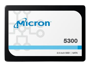 Micron 5300 PRO 480GB Enterprise SSD SATA 6G, Read/Write: 540 / 410 MB/s, Random Read/Write IOPS 85K/36K, 1.5DWPD