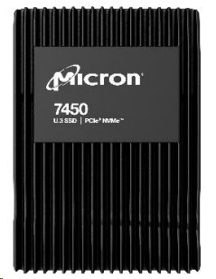 MICRON® SSD 7450 Max Series 1,6TB NVMe4 U.3 (2.5" 15mm) PCI-E4(g4), 800/250kIOPS, 6,8/2,7GB/s, 3DWPD