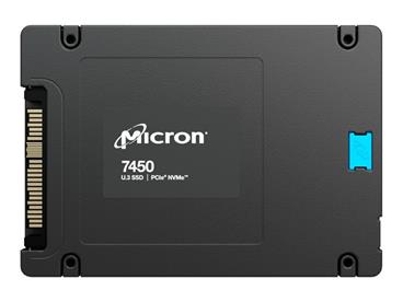 MICRON® SSD 7450 Max Series 3,2TB NVMe4 U.3 (2.5" 15mm) PCI-E4(g4), 1000/390kIOPS, 6,8/5,3GB/s, 3DWPD