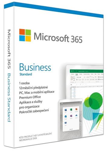 Microsoft 365 Business Standard P6 Mac/Win, 1 rok, CZ