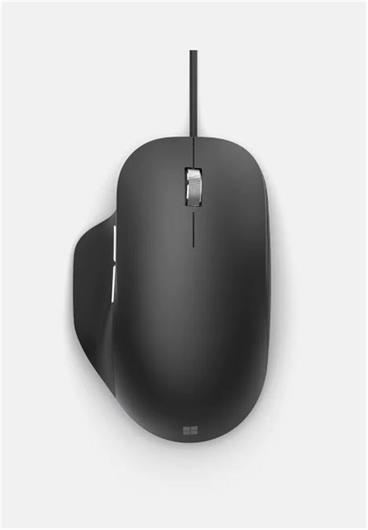 Microsoft Ergonomic Mouse - Myš - ergonomický - optický - 5 tlačítka - kabelové - USB 2.0 - černá