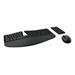 Microsoft Sculpt Ergonomic Desktop - Souprava klávesnice, myš a numerické klávesnice - bezdrátový - 2.4 GHz - britská