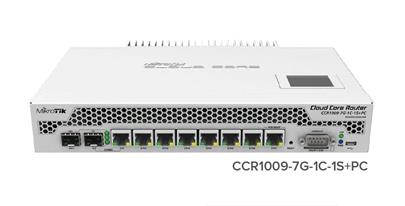 MikroTik Cloud Core Router, CCR1009-7G-1C-1S+PC