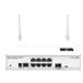 MikroTik CloudRouterSwitch CRS109-8G-1S-2HnD-IN, 600MHz CPU, 128MB RAM, 9xLAN, 2.4 Wi-Fi,LCD, 1xSFP slot, vč. L5 licenc