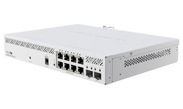 Mikrotik managed Switch CSS610-8G-2S+IN/ 8x Gbit PoE port/ 2x 10G SFP+/ SwOS/ zdroj