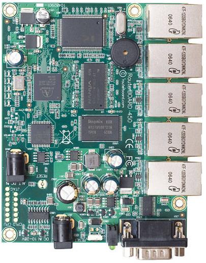 Mikrotik RB450G (mini ROUTER) 680 MHz, 256 MB RAM, 5x GLAN, Router OS L4