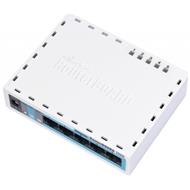 MIKROTIK RouterBOARD 260GS  5-port Gigabit smart switch + 1x SFP (SwitchOS, plastic case + zdroj)