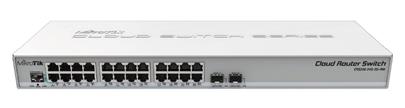 MIKROTIK RouterBOARD Cloud Router Switch CRS326-24G-2S+RM + L5 (800MHz; 512MB RAM; 24x GLAN; 2x SFP+) rack