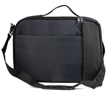 Modecom brašna TRENTON na notebooky do velikosti 15,6", kovové přezky, 14 kapes, funkce batohu, tmavě modrá