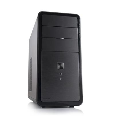 Modecom PC skříň MINI LOKI, USB 3.0 + USB 2.0, HD audio, černá/matná, bez zdroje