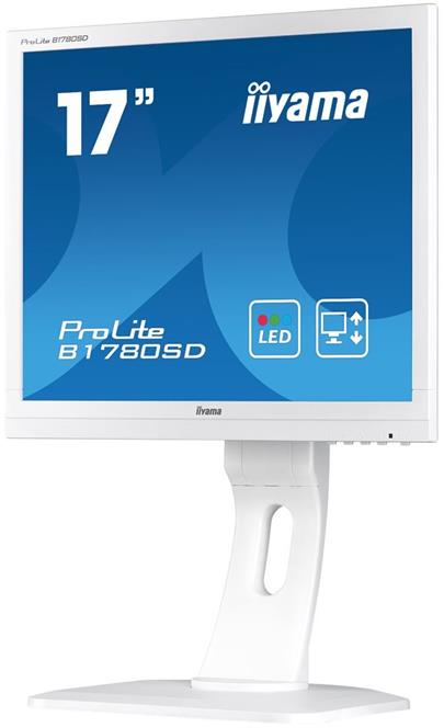 Monitor Iiyama Prolite B1780SD 17'' TN LED, DVI, Speakers, 5ms, white