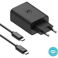 Motorola TurboPower nabíječka 30W USB-C s  USB-C/USB-C kabelem černá