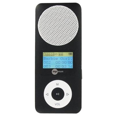 MPman MP3 přehrávač FIESTA2/ 2GB/ vestavěná LI-ion baterie/ LCD display/ FM rádio/ microSD/ vestavený reproduktor/ černý