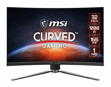 MSI Gaming monitor MAG ARTYMIS 324CP, 31,5" zakřivený /FHD/VA LED/1ms/165Hz/3000:1/300cd / m2 /2xHDMI/DP/USB-C