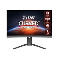 MSI Gaming monitor Optix G24C6P, 24" zakřivený /1920 x 1080 FHD/LED VA, 144Hz/1ms/3000:1/250cd / m2 / 2xHDMI/DP