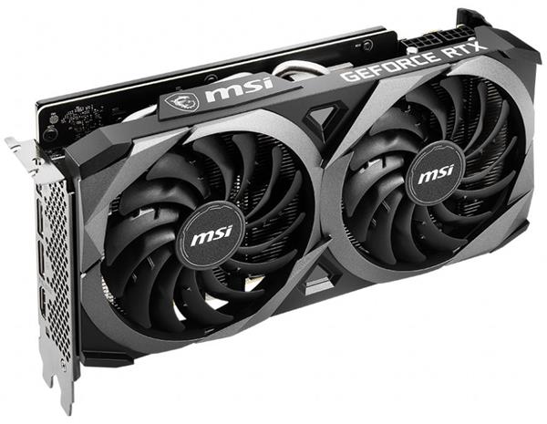 MSI GeForce RTX 3070 VENTUS 2X 8G OC LHR / 8GB GDDR6 / PCI-E / 3x DP / HDMI