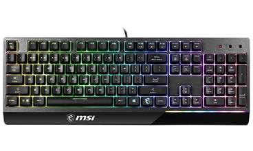 MSI herní klávesnice Vigor GK30/ drátová/ RGB podsvícení/ USB/ CZ+SK layout