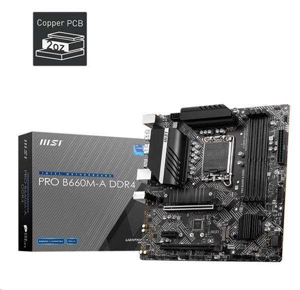 MSI MB PRO B660M-A DDR4