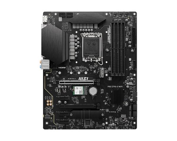 MSI MB Sc LGA1700 PRO Z790-S WIFI, Intel Z790, 4xDDR5, 1xDP, 1xHDMI, WI-FI