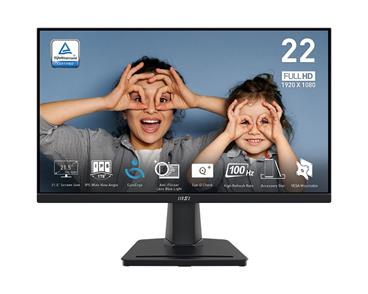 MSI monitor PRO MP225, 21,5" IPS/1920 x 1080 FHD/100Hz/1ms/HDMI/D-Sub