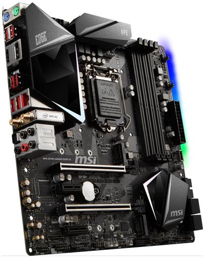 MSI MPG Z390M GAMING EDGE AC / LGA1151 / Intel Z390 / 4x DDR4 DIMM / Wi-Fi / HDMI / DP / M.2 / USB Type-C / mATX