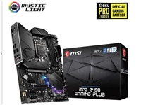 MSI MPG Z490 GAMING PLUS / LGA1200 / Intel Z490 / 4x DDR4 DIMM / 2x M.2 / USB Type-C / HDMI / DP / ATX