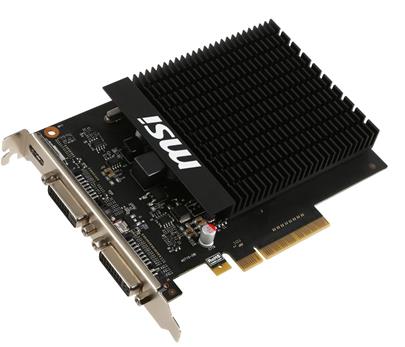 MSI N710 2GD3H H2D / PCI-E / 2GB GDDR3 / DVI-D / HDMI / DVI-I