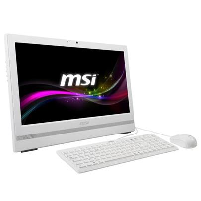 MSI PC WIND TOP AP200-208XEU White Flicker-Free 20'' MT/G3250/H81/4GB/HD4400/500GB/DVDRW/USB3/3in1/1Mpx/no-OS