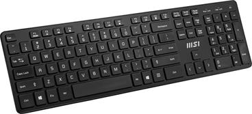 MSI RF1430-CZ , klávesnice bezdrátová, CZ/SK, Černá