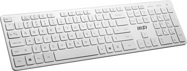 MSI RF1430W-CZ , klávesnice bezdrátová, CZ/SK, Bílá