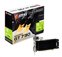 MSI VGA NVIDIA N730K-2GD3H/LP V1, GT730K, DDR3 2GB, DVI-D, HDMI, pasive