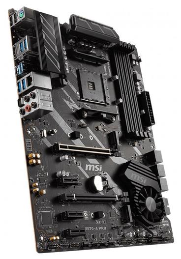 MSI X570-A PRO / X570 / AM4 / 4x DDR4 DIMM / 2x M.2 / HDMI / ATX