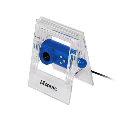 MSONIC webová kamera s mikrofonem USB 2.0, 3 led, MR1803B modrá