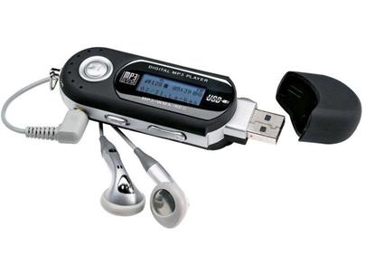 MUSIC MP3 4GB/ MP3 - Flash disk/ LCD/ FM/ Diktafon/ Černý