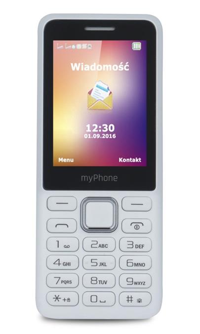 myPhone 6310 2,4" /Dual SIM/bílá