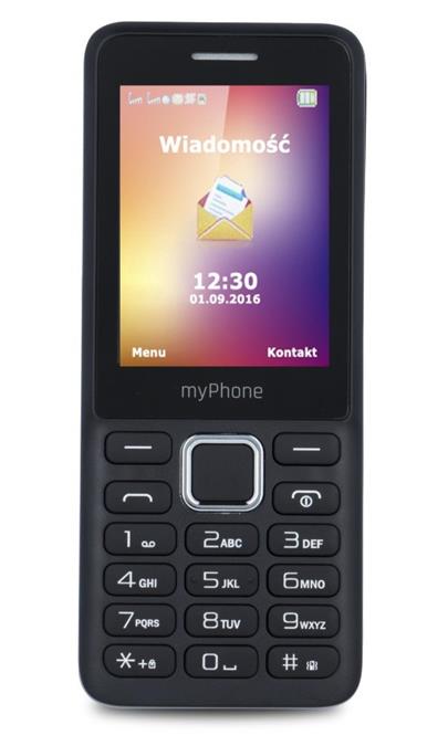 myPhone 6310 2,4" /Dual SIM/černá