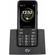 myPhone Halo Q Senior - černý s nabíjecím stojánkem  2,8" TFT/ microSD až 32GB/ 2G/ foto 2Mpx