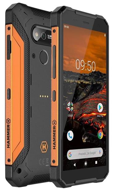 myPhone Hammer Explorer - oranžový 5,7" IPS/ Dual SIM/ 32GB/ 3GB RAM/ LTE/ IP69/ Android 9