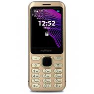 myPhone Maestro - zlatý   2,8" TFT/ 240x320/ Dual SIM/ foto 2Mpx/ micro SD