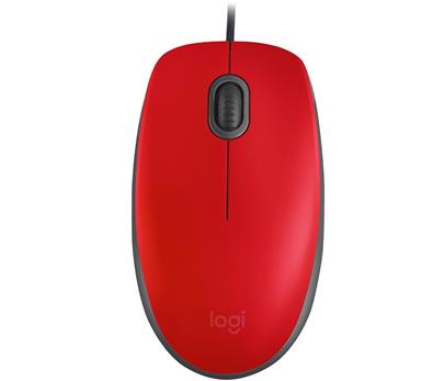 myš Logitech M110 Silent - RED - USB