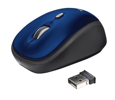 myš TRUST Yvi Wireless Mouse - blue