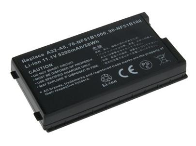 Náhradní baterie AVACOM Asus A8/F8/Z99 series A32-A8 Li-ion 11,1V 5200mAh/58Wh