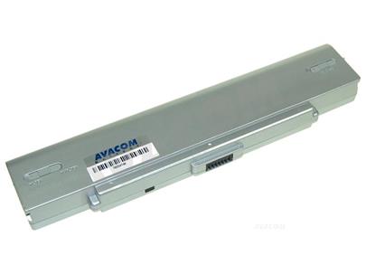 Náhradní baterie AVACOM Sony VGN-AR520/SZ61, VGP-BPS9, VGP-BPS10 Li-ion 11,1V 5200mAh/58Wh stříbrná