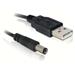 Napájecí kabel z USB portu na jack 5,4 mm