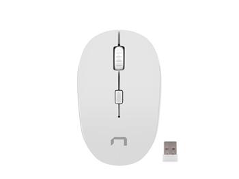 Natec bezdrátová myš MARTIN 1600 DPI, bílá