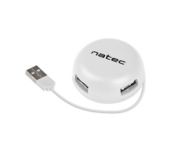 Natec BUMBLEBEE rozbočovač 3x USB 2.0 HUB bílý